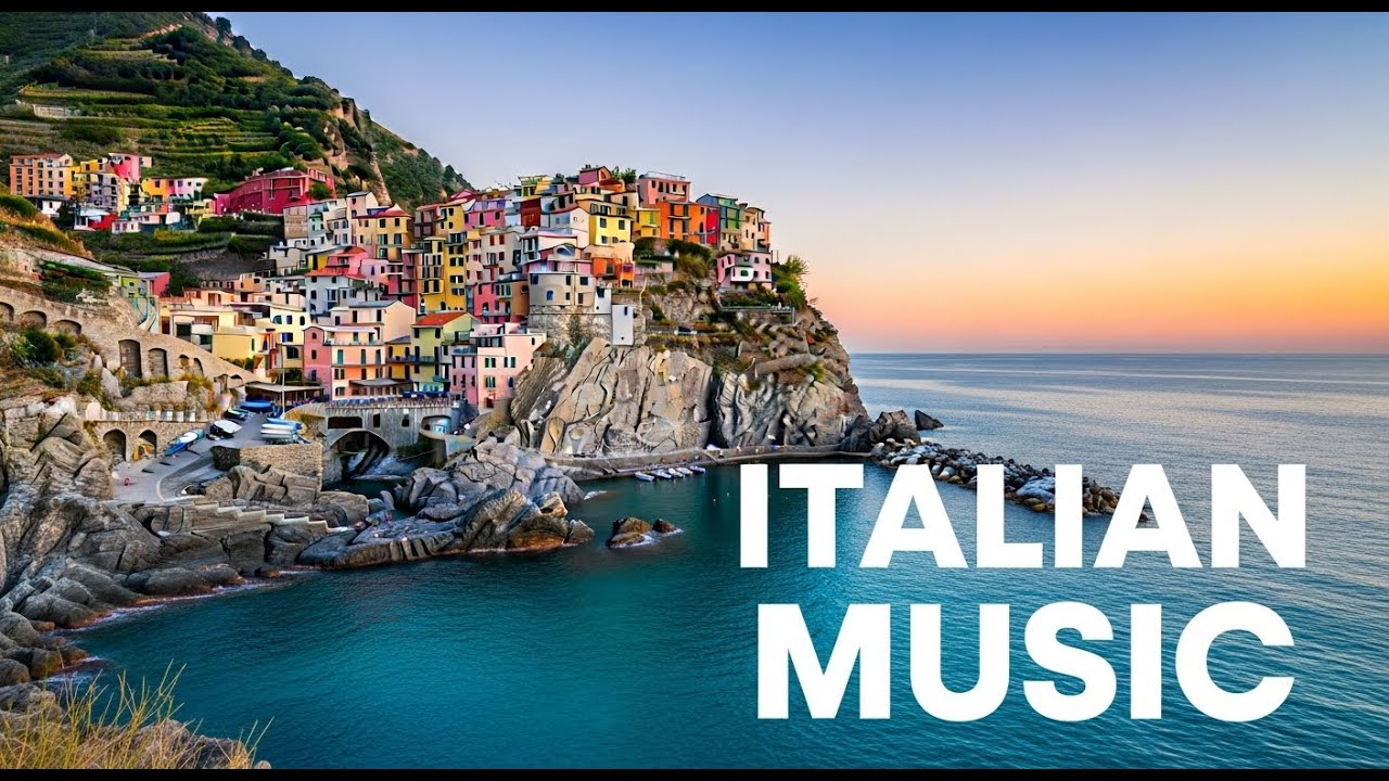 Italian Vibes Music 🎵 8+ Hours Mediterranean Relaxation with Amalfi Coast Scenery