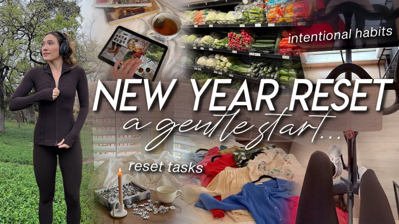 NEW YEAR RESET | Setting Intentional Habits, Easy Refresh Tasks, & Simple Ways to Reset for 2026 ☁️