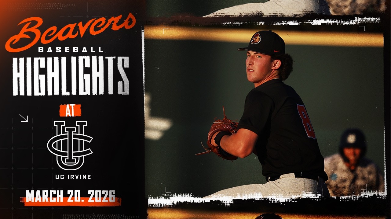 Oregon State Baseball Highlights: 3/20/26 vs. UC Irvine