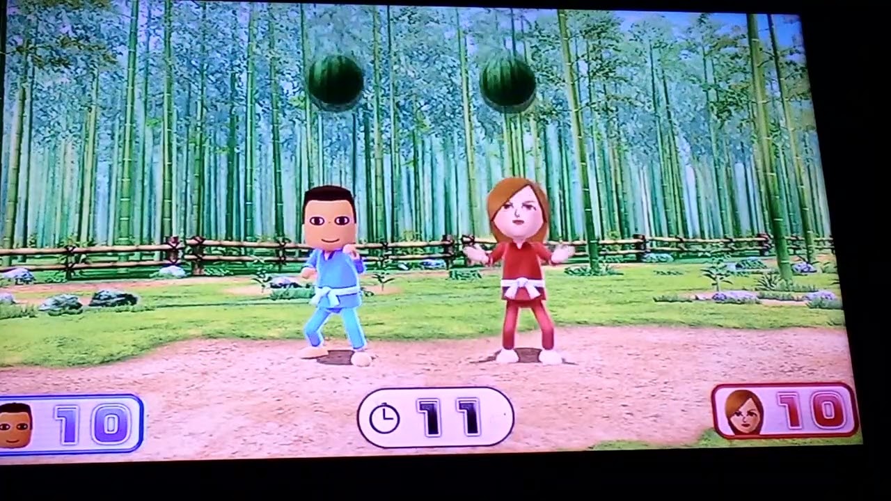 Wii Party U Free Play One-Two Punch Playing As Minecraft Steve vs Clara (Master Difficulty)