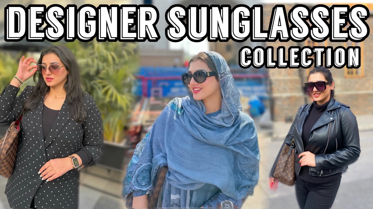 My designer sunglasses collection | Burberry, Versace, bulgari