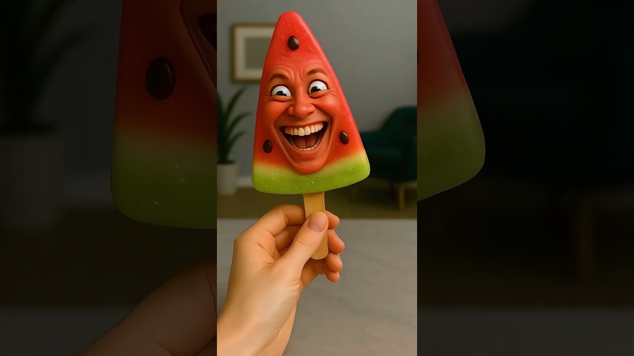 She Fried the Watermelon Ice Cream! 🍉🍦🔥