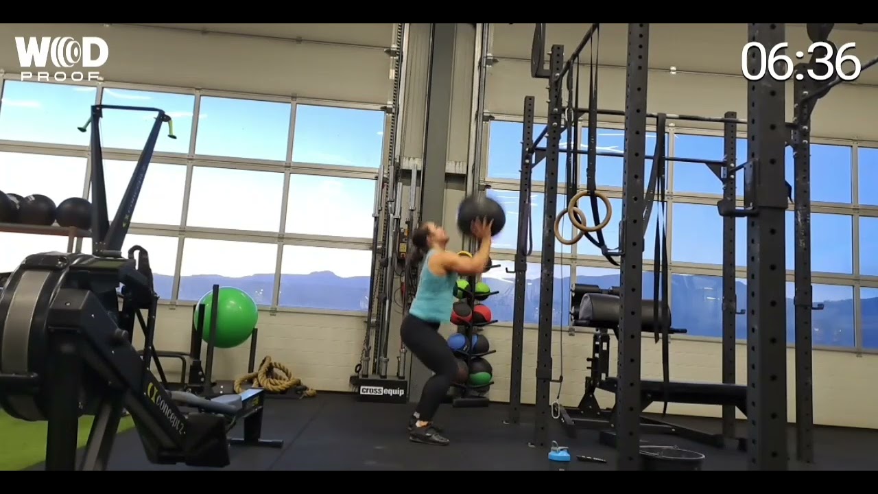 350 unbroken Wallballs 6kg, 09:36min