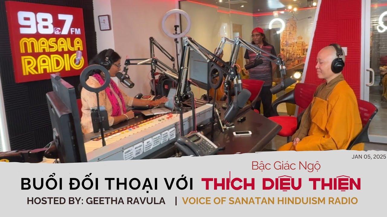 Buổi đối thoại giữa cô Geetha Ravula với bậc Giác Ngộ Thích Diệu Thiện