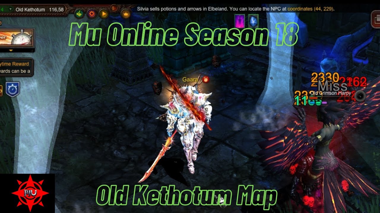 Mu Online Old Kethotum Map