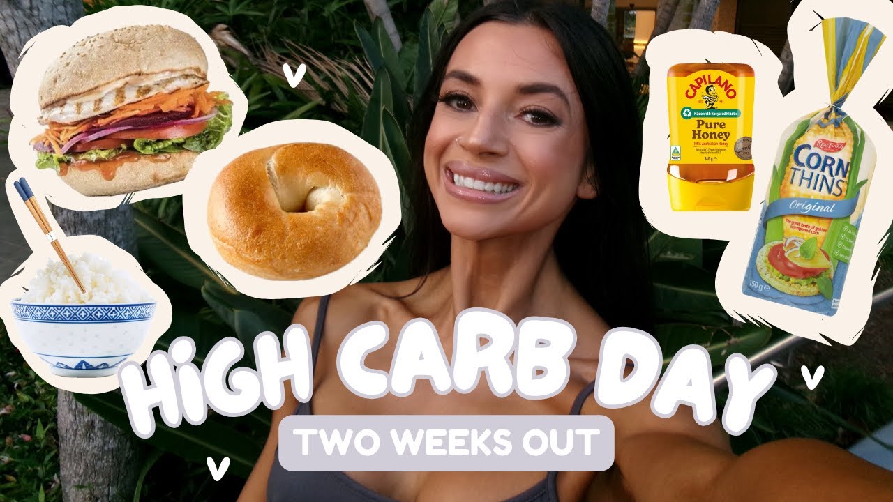 TWO WEEKS OUT FROM COMP - HIGH CARB DAY + PICKING UP MY COMP BIKINI