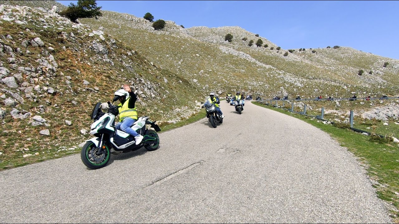 MOTOGIRO SUL MATESE con TAMBURRINO MOTO HONDA