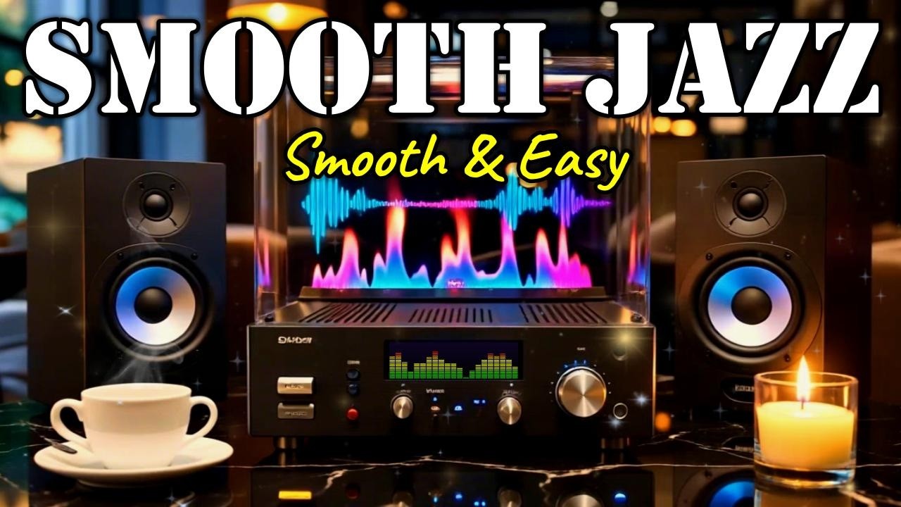 Smooth Jazz & Soulful Sax – Warm City Lights Night Ambience