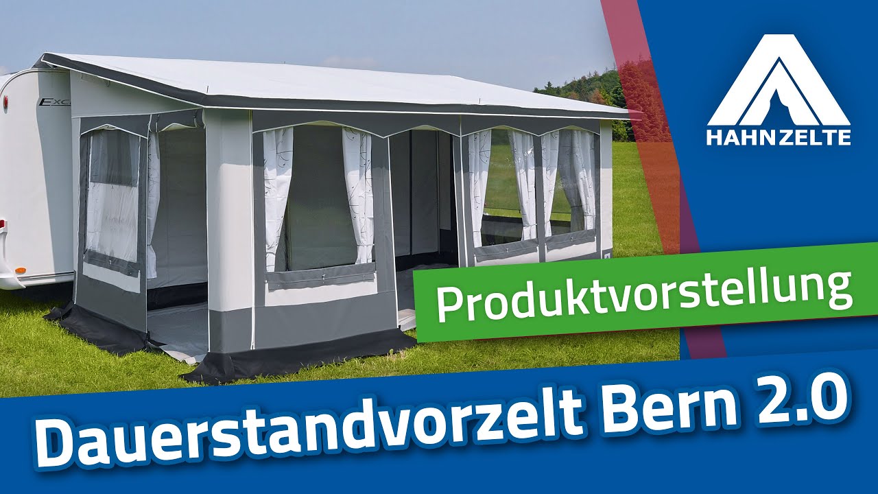 Hahn-Zelte Produktvorstellung freistehendes Dauerstandzelt Bern 2.0
