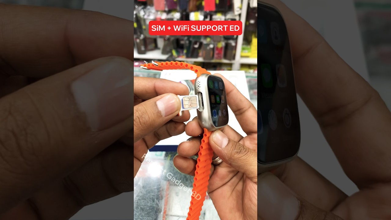 SiM + WiFi Supported Android Smart Watch C90 Ultra First Empressive #shorts #bangladesh