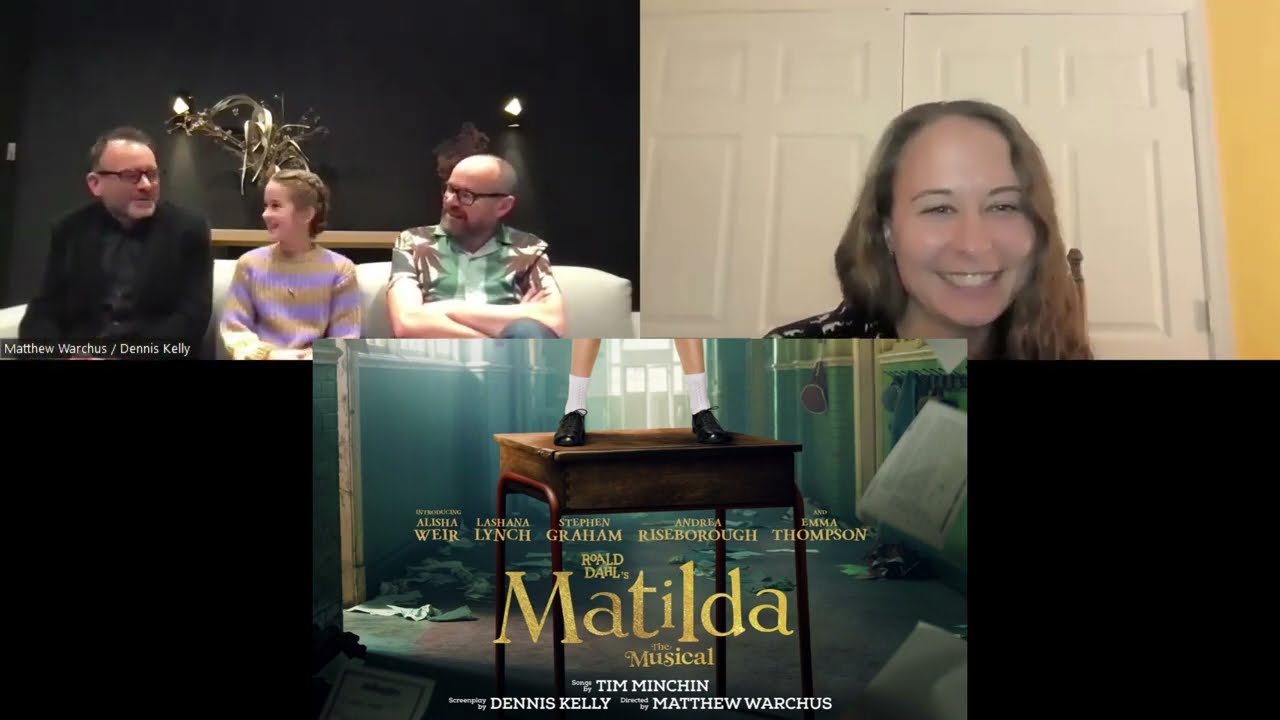 EXCLUSIVE: Alisha Weir, Matthew Warchus & Dennis Kelly Chat Roald Dahl's Matilda The Musical