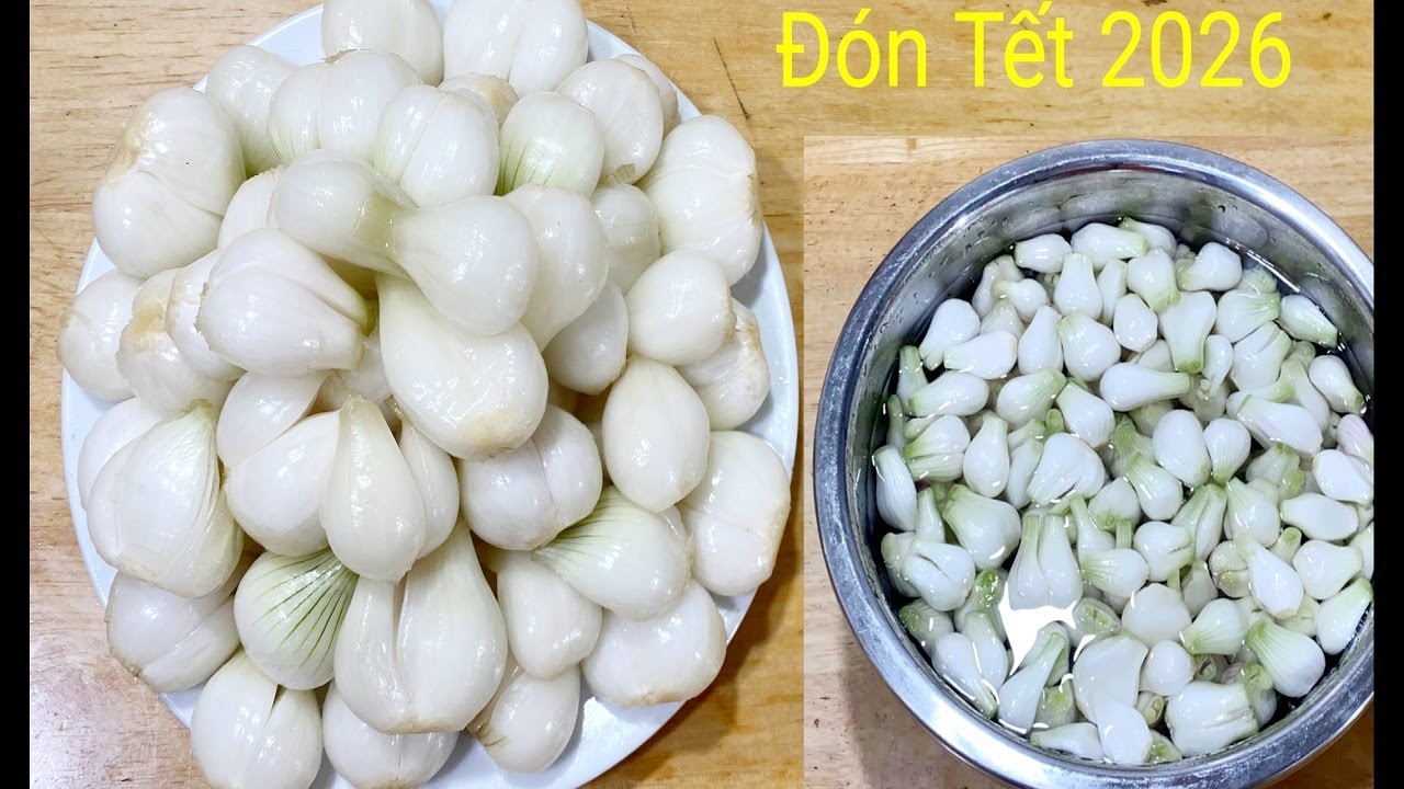 Cách muối hành cấp tốc trắng giòn ngon không lên men để được lâu đón tết
