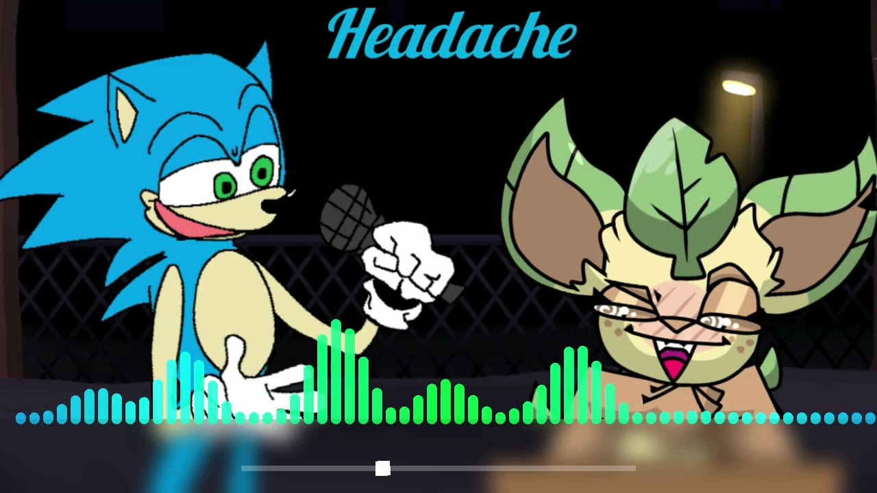 'Green Pokemon'(Headache(Old) but Blue Pokemon Sonic and Lily Sing it)(FNF COVER)