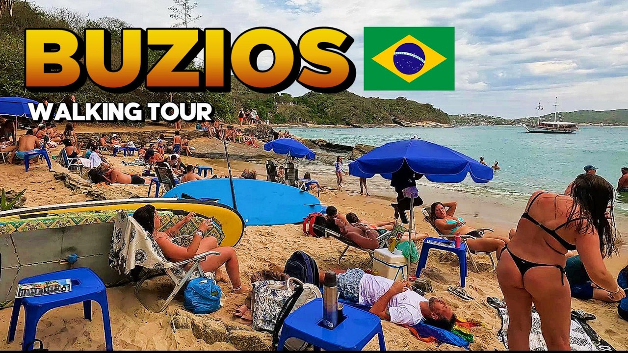 Un Día Tranquilo en BÚZIOS 🇧🇷 | Playas, Sol y Paz en la Costa Brasileña
