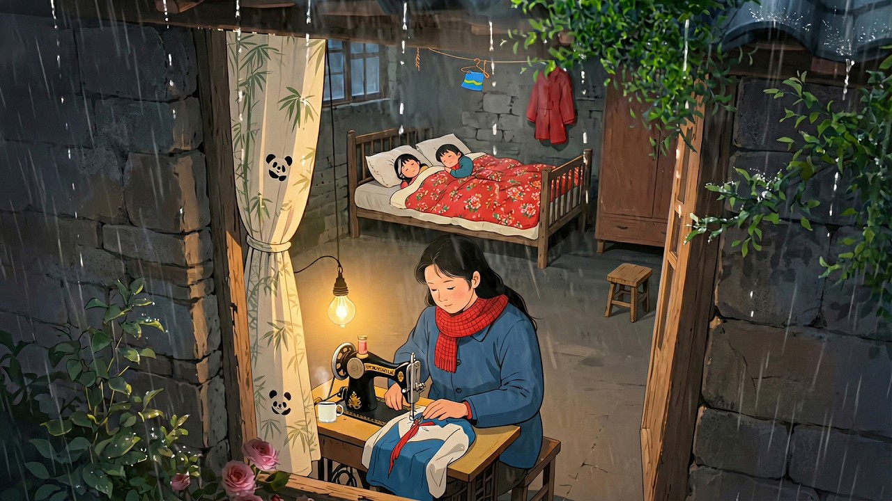 A Peaceful Life in the Countryside: Cozy Family Meals | Cooking ASMR | Ghibli-Style Video