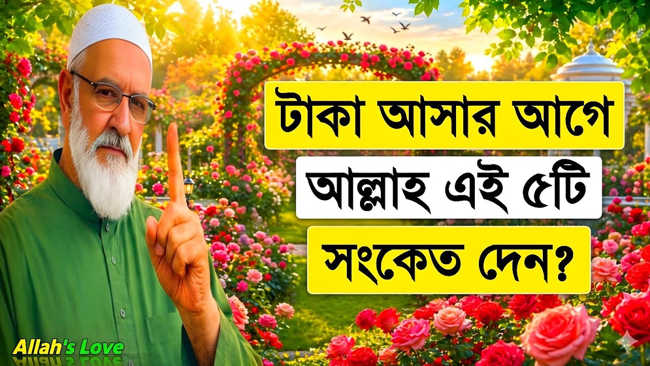 টাকা আসার আগে আল্লাহ এই ৫টি লক্ষণ দেন || God gives these 5 signs before money arrives || New Video||