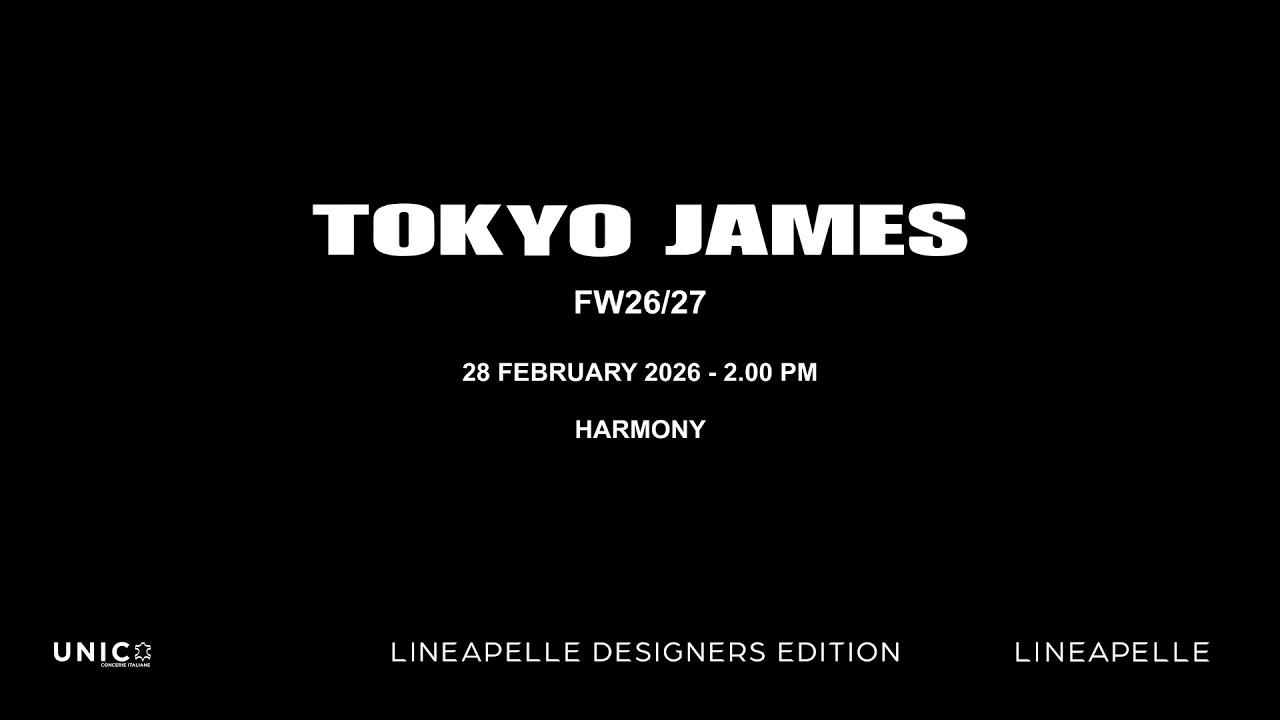 LINEAPELLE DESIGNERS EDITIONTOKYO JAMES - “Harmony” diretta 28 02 2026