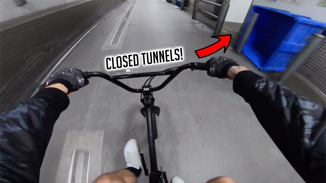 *FULL SPEED* BMX RIDING IN LONDON TUNNELS!