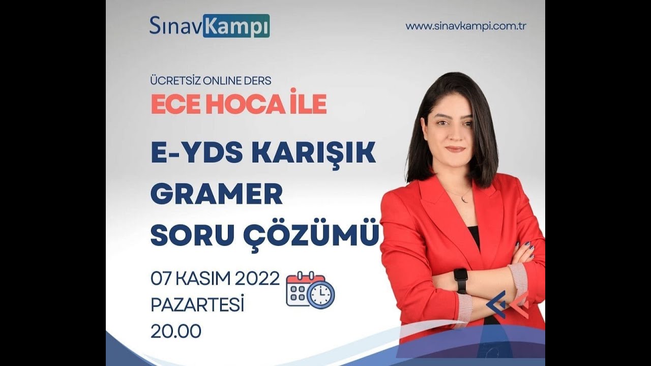 GRAMER SORU ÇÖZÜM DERSİ I ECE HOCA