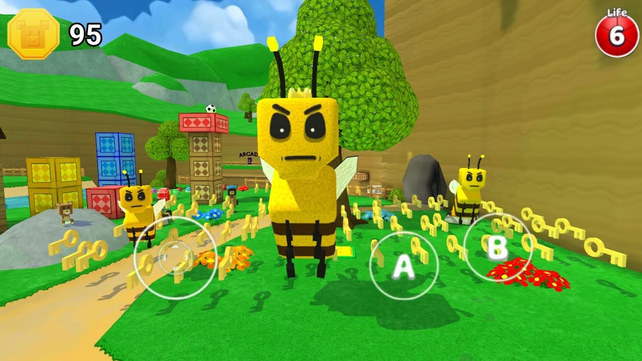 Queen Bee in Secret Place + Super Bear Adventure Gameplay Walkthrough