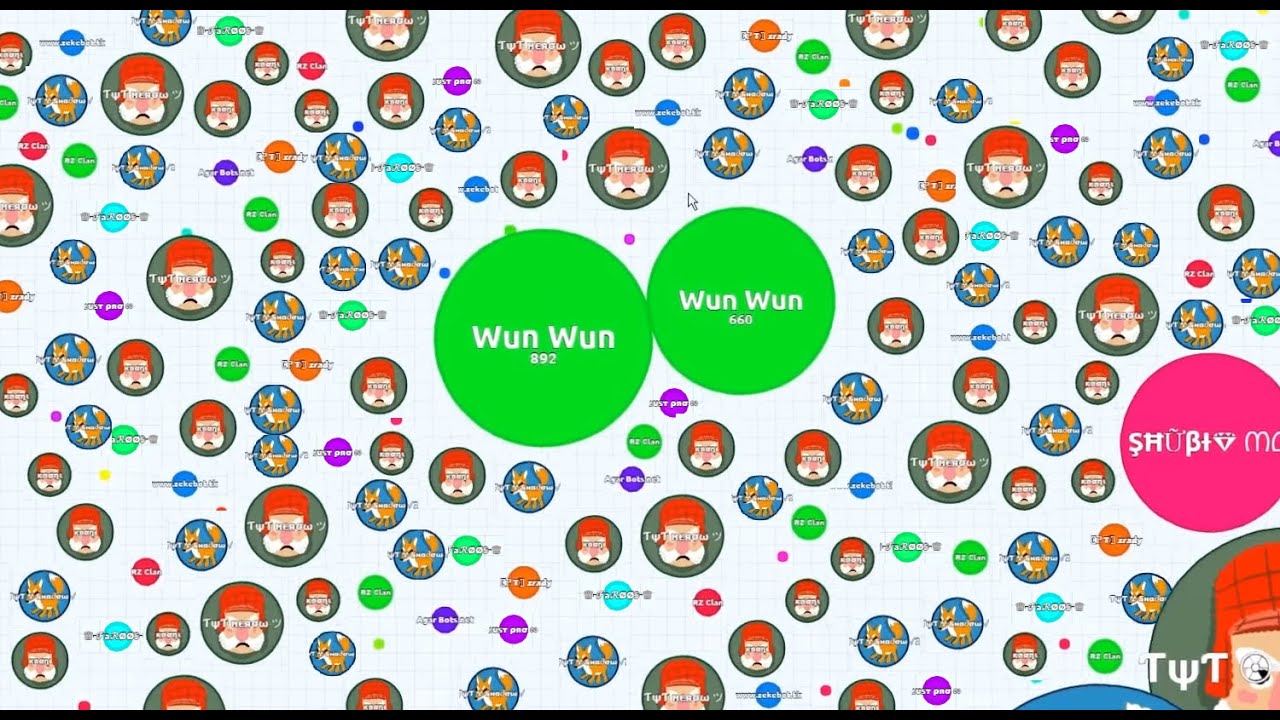 Agar.io - Bots everywhere - 35k Score Solo, 62k Multiboxing