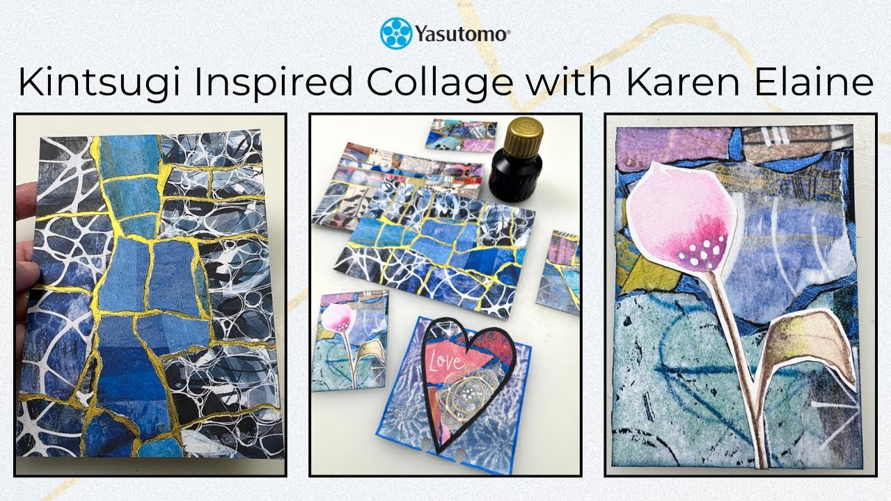 Kintsugi Inspired Collage with Karen Elaine ✨
