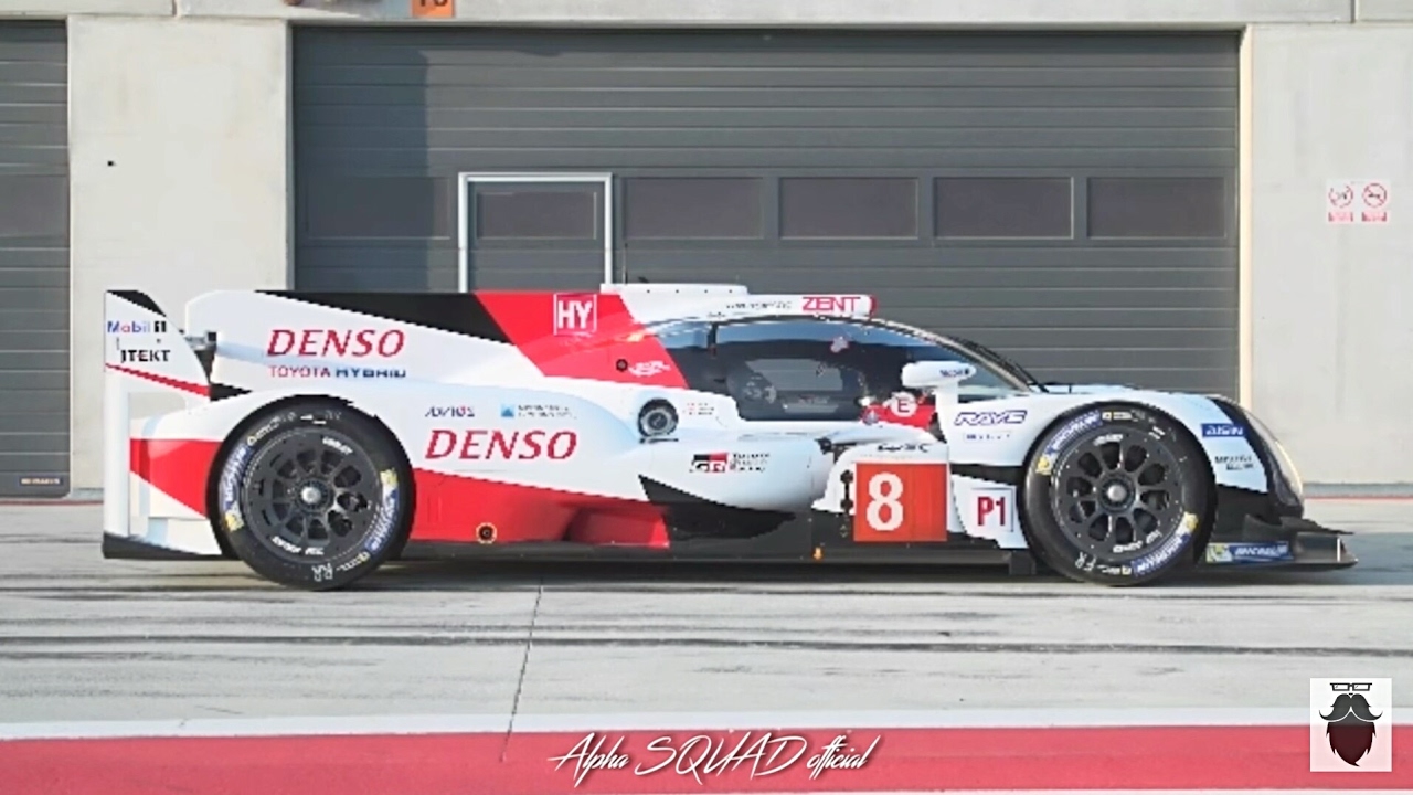 2017 Toyota TS050 Hybrid on Track - INSANE Exhaust Sound