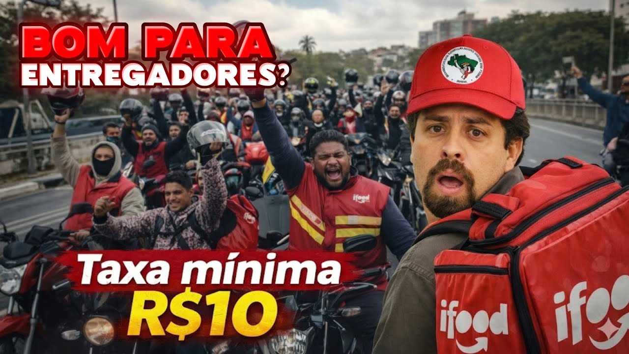 AUMENTAR A TAXA MÍNIMA PARA R$10 SERIA BOM PARA NÓS, ENTREGADORES??? | ENTENDA!