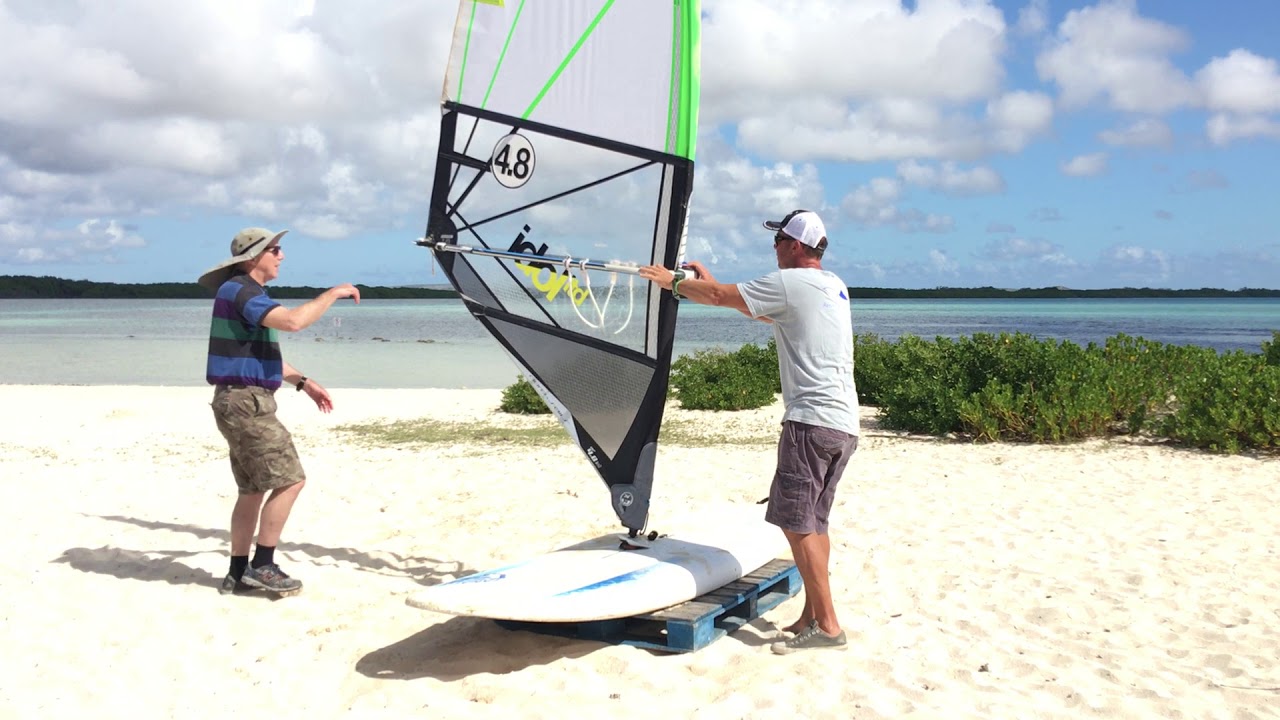 Andy's free style windsurfing lesson