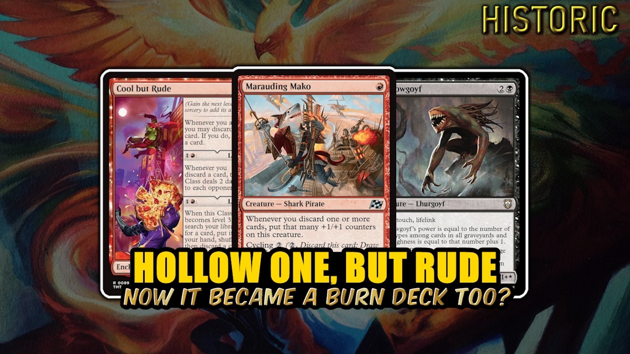 Hollow One, But Rude! Now It's a Burn Deck? | Historic BO3 | MTG Arena