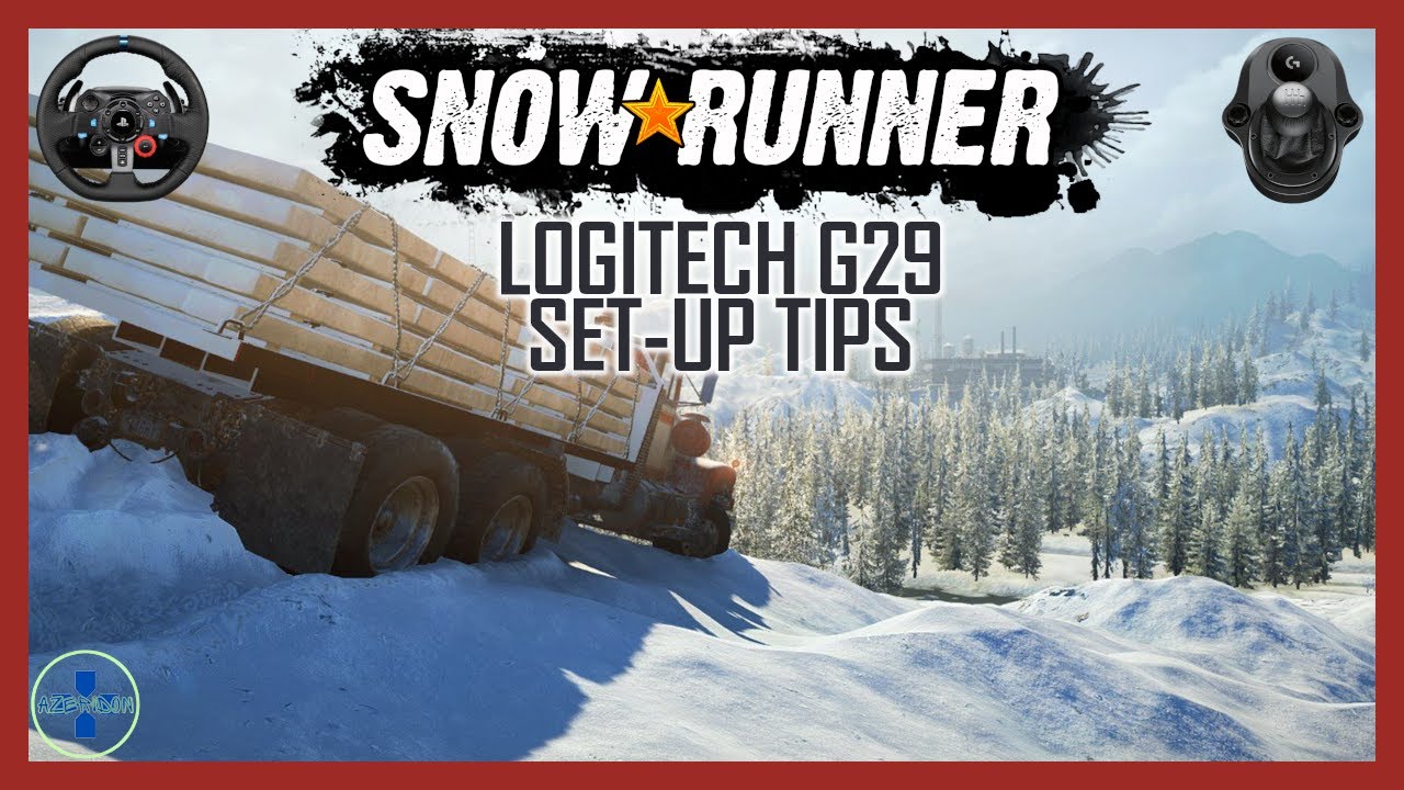 Logitech G29 Wheel Set-Up & Steering Setting Tip | SnowRunner