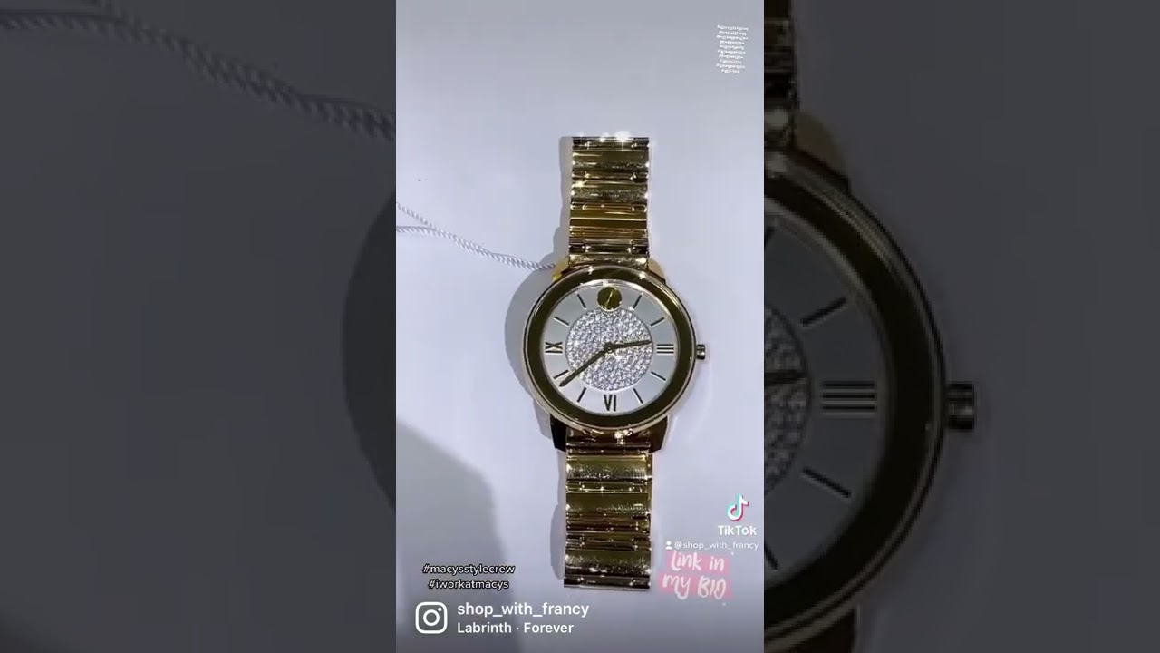 Movado Women&rsquo;s Swiss Bold Luxe Gold #macysstylecrew #iworkatmacys #movadowatches #movadobold