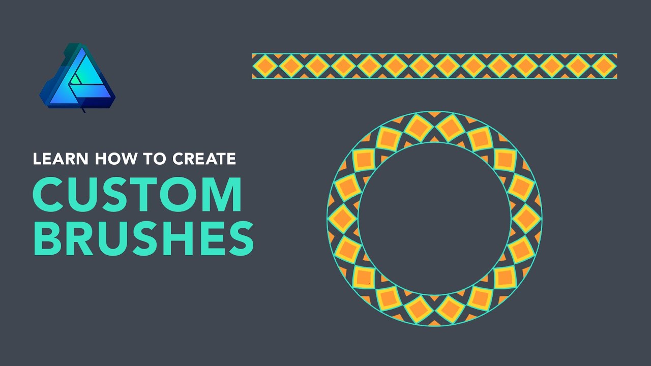 Affinity Designer Custom Brushes | Geometric Shapes