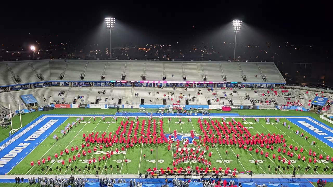 JSU Marching Southerners Halftime Closer at MTSU 10-29-2025