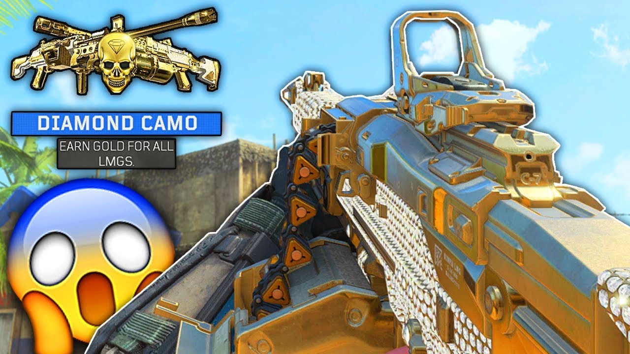 UNLOCKING DIAMOND CAMO for LMGs in ONE GAME! - (Black Ops 4 Diamond LMGS)