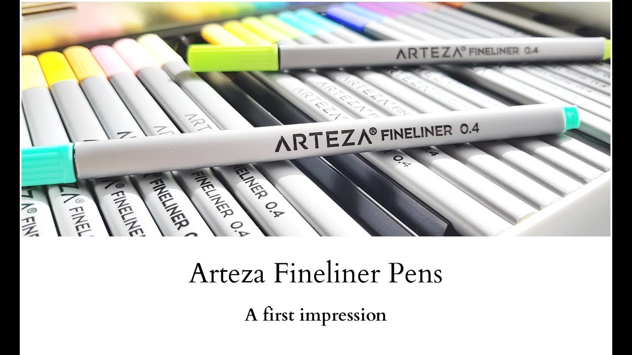 Arteza Fineliner Pens - A First Impression