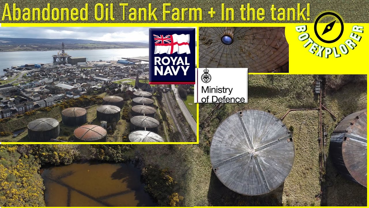 Seabank tank farm, Invergordon tour by the Bot Explorer