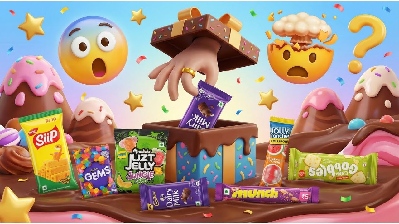 Satisfying Candy & Chocolate ASMR 🍬 Crunchy Sweet Sounds | Kids Candy
