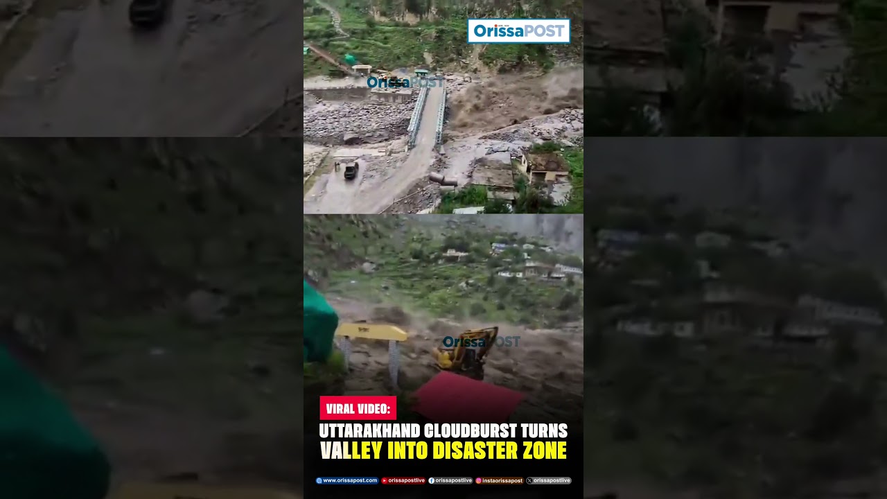 Uttarakhand Cloudburst: Flash Flood Sweeps Away Bridge In Chamoli || BRO Worker Missing