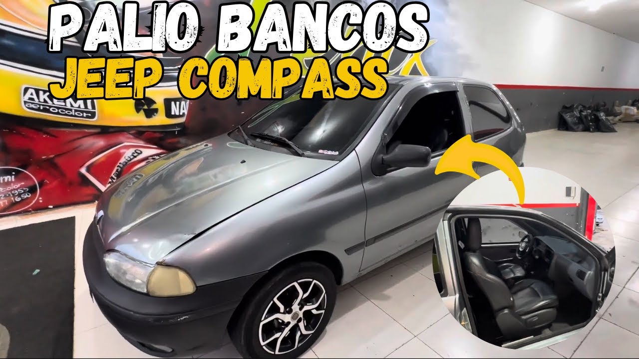 Fiat Palio com Bancos do Jeep Compass | Adaptação Premium by Fênix Garage