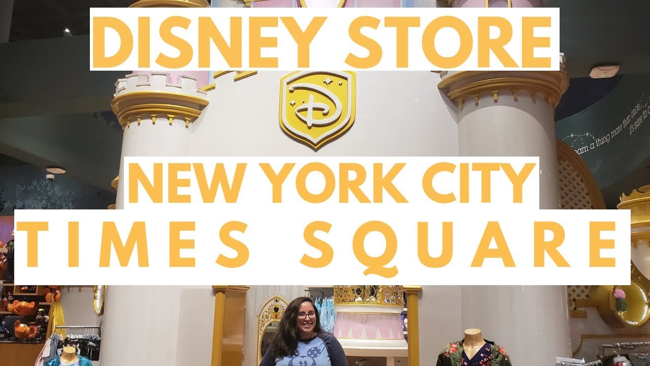 Disney Store Times Square, New York City, Halloween and Christmas Merchandise