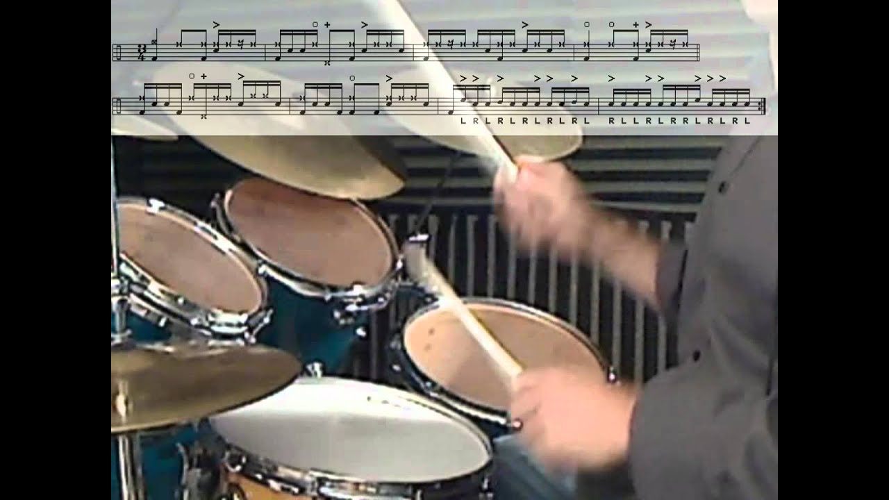 Free Drum Lesson Video: A Vinnie Colaiuta Drum Transcription brought to you by Learndrumslive.com