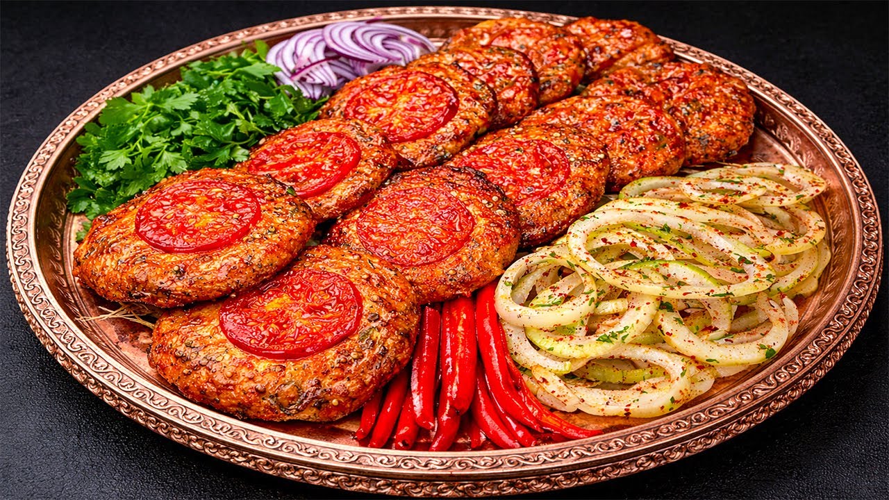 Juicy Oven-Baked Chicken Chapli Kebab Recipe (چپلی کباب) 🍗🔥
