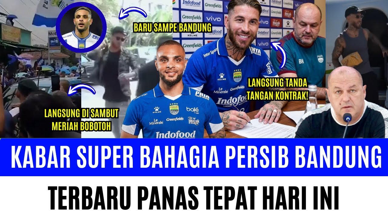 BOCOR❗Sergio Ramos Tiba Lgsg Tanda Tangan Kontrak❗RAMOS Senang Oleh SambutanBobotoh❗Kurzawa sdh Deal