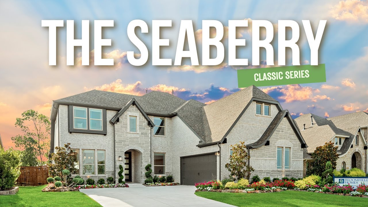 Seaberry Floor Plan | Classic Series | New Homes in DFW | Bloomfield Homes