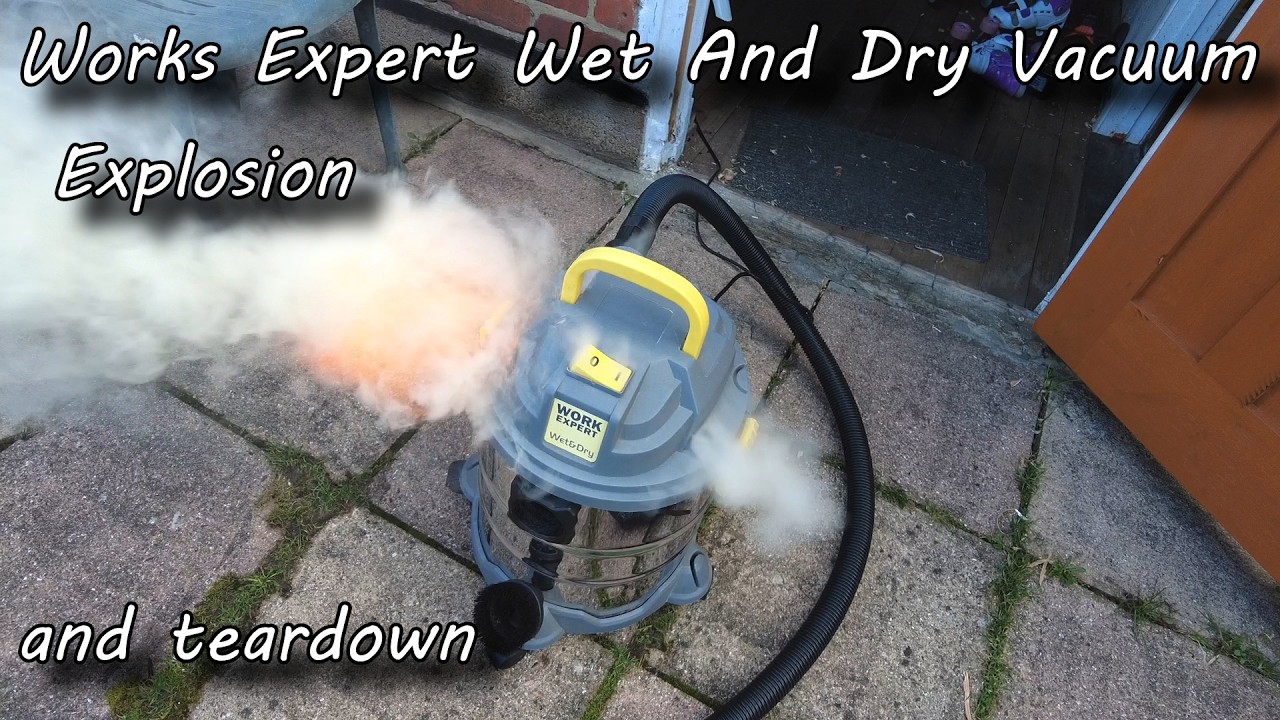 Work Expert Wet And Dry Vacuum Cleaner Meltdown and Teardown!