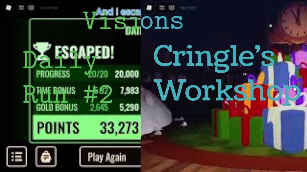 Doors:📟Daily Run📟 + ❄️CRINGLE'S WORKSHOP🎁(Vision Part Full)