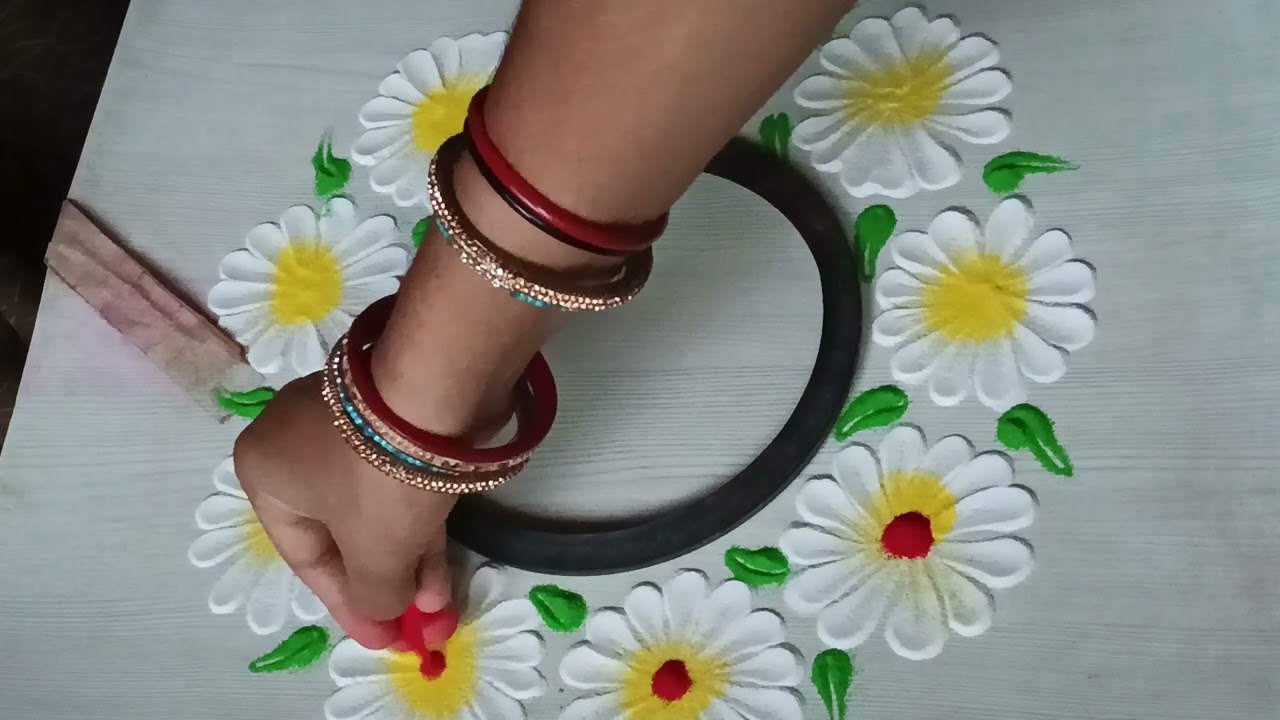 Lakshmi puja social Diwali 🪔 simple beutiful rangoli designing 