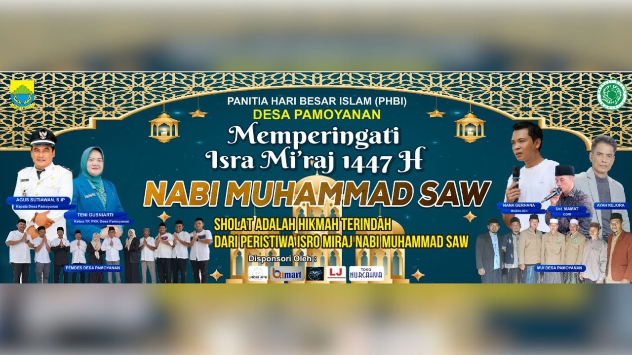 Live Ust. NANA GERHANA - Isra Mi'Raj Nabi Muhammad SAW 