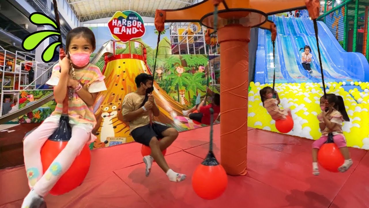 บริ้งค์ไบรท์ | สไลเดอร์ VS ลูกบอลม้าหมุน ที่สวนสนุกฮาร์เบอร์แลนด์ ซีคอนบางแค